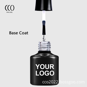 CCO factory OEM ODM Long lasting clear top coat base coat for nail beauty